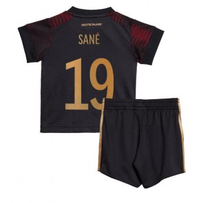 Njemačka Leroy Sane #19 Gostujuci Dres za Dječji SP 2022 Kratak Rukavima (+ kratke hlače)